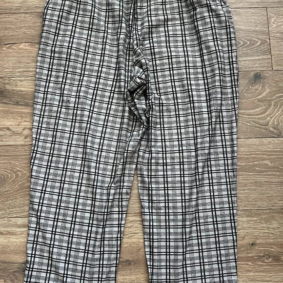 NAUTICA Gray Black Fleece Drawstring Pajama Pants Size XL - Picture 10 of 12